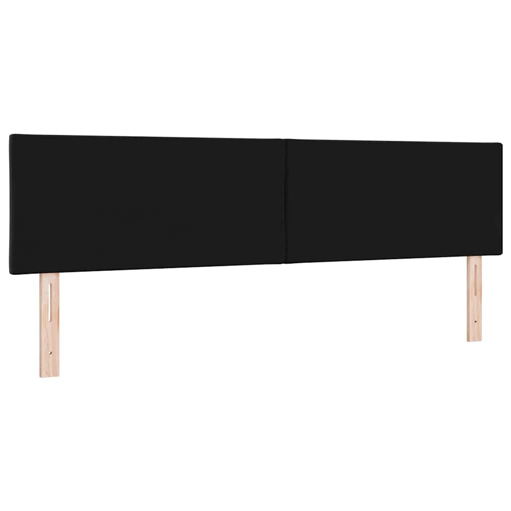 Headboard Black 180 cm Velvet