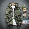 Windbreaker Jackets Men Casual Spring Hooded Camouflage Jacket Mens Streetwear Hip Hop Sportwear Camo Army Jacket Clothes