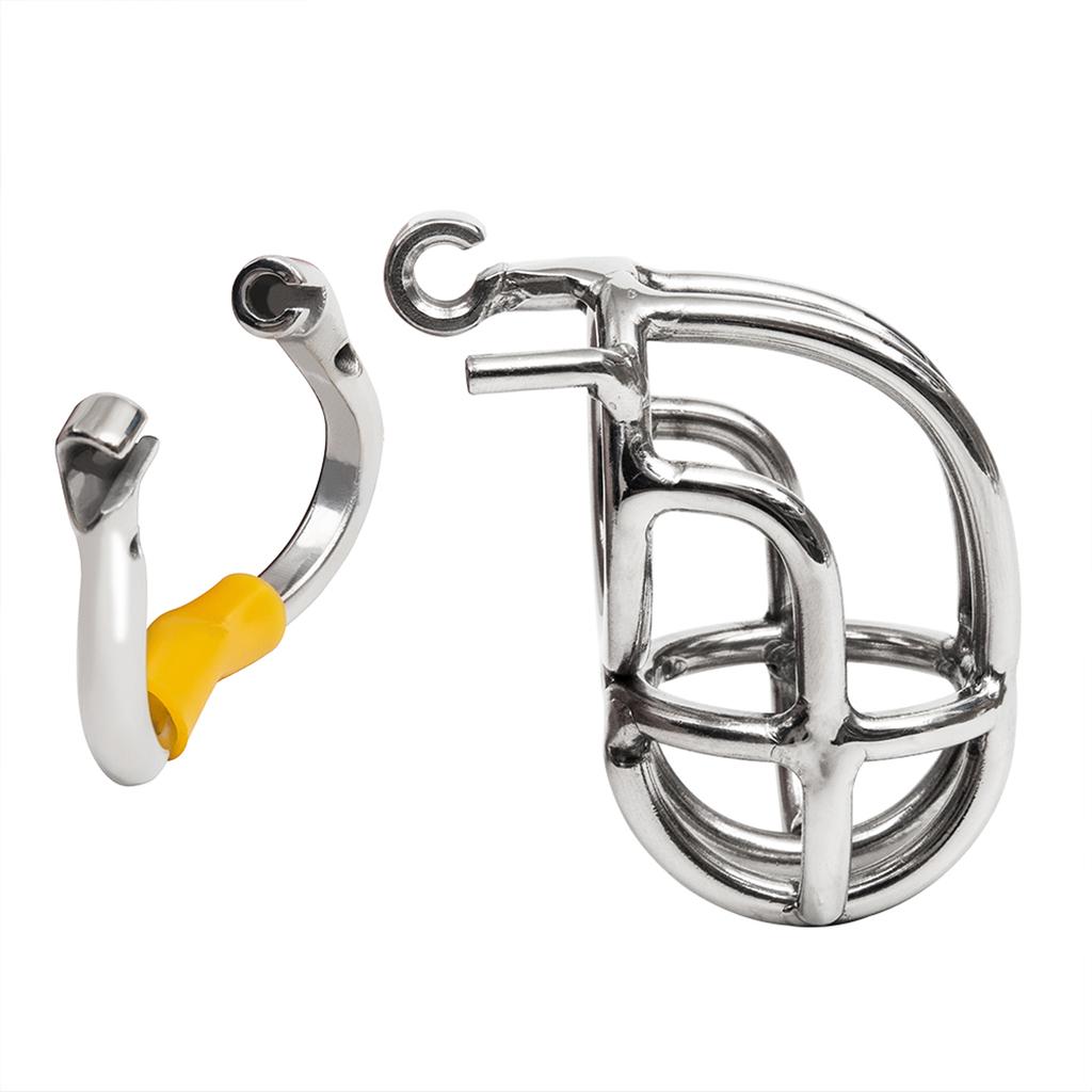 Эргономичное устройство верности для мужчин из нержавеющей стали, клетка для члена, замок для пениса, кольцо для члена, пояс верности, S056