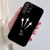 Чехол для телефона D-Drake O-OvO OWL для Samsung S24,21,22,23,30,Ultra,20,Plus,Note,10,9, Черный мягкий силиконовый чехол