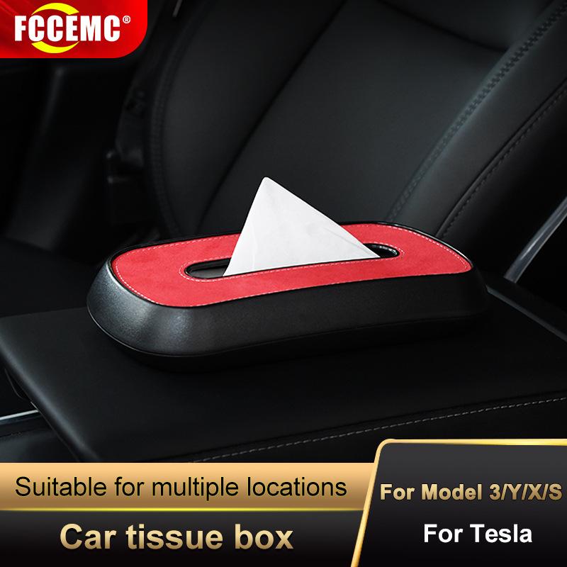 Tesla Model 3/Y/X/S Car Tissue Box - Car Interior Accessory