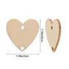 Holes Ring Clips Embellishments Wood Slices Wooden Circle Discs Tags Plaque Board Hanging Label