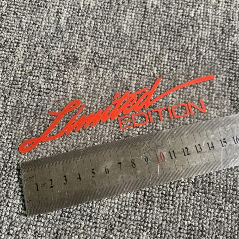 Car 3D LIMITED EDITION Creative Vinyl Sticker Window Sticker Car-styling Decoration Reflective Laser Decal For Car Accessories