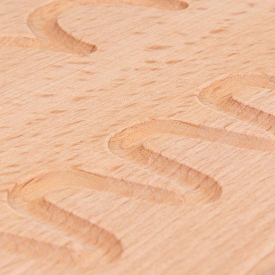 Деревянная доска для отслеживания, улучшает координацию рук и глаз, мелкую моторику, ABC, цифры, формы, легкий вес