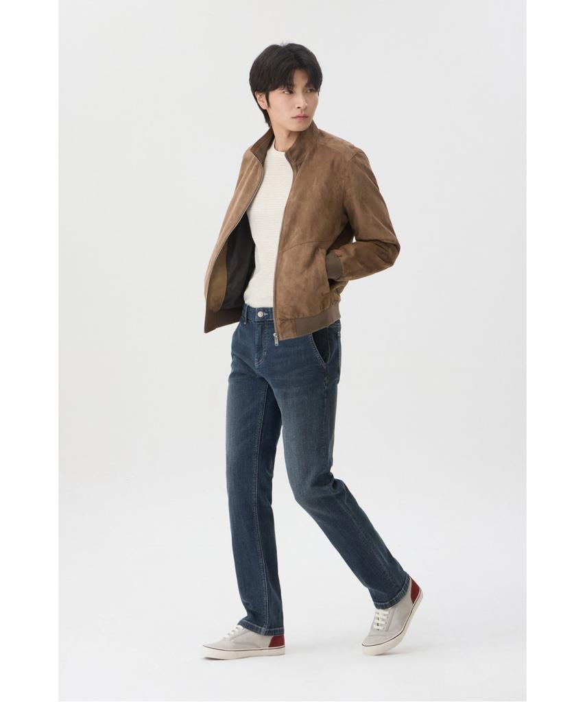 Brentwood [Boulder Leather] Goat Suede Blouson Brudx26111Bex