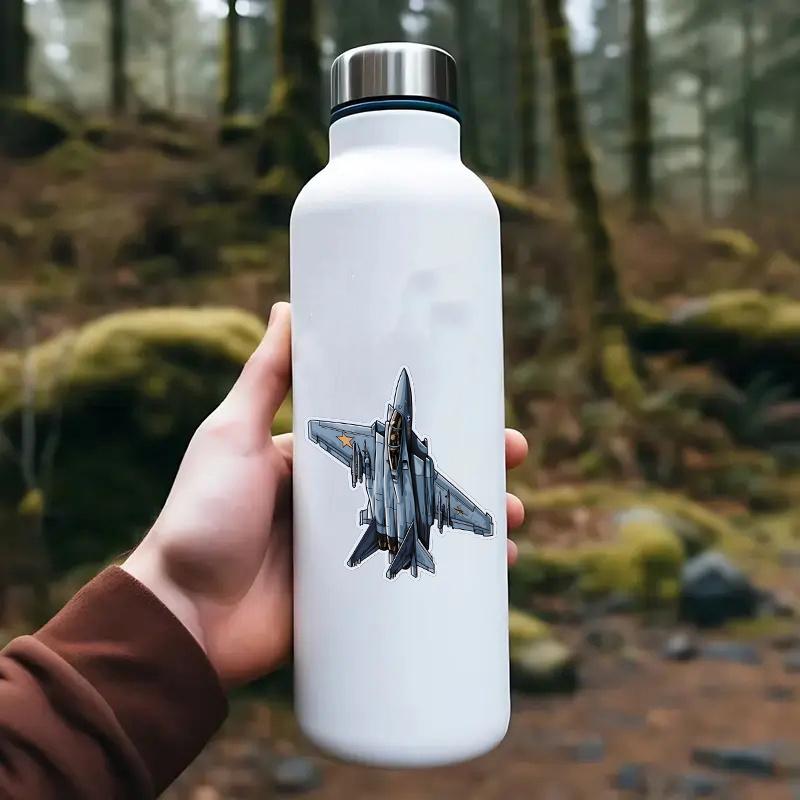 Реалистичные наклейки на модель истребителя, прочные для ноутбука, автомобиля, багажа, скейтборда и многого другого - идеально подходят для подростков, взрослых, креативного декора и подарков