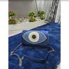 Women Handbag Affordable Designer Blue Evil Eye Clutch Funky Crossbody Sling Bag Sexy Shoulder Bag Handheld Purse Gift for Her Friend Mom