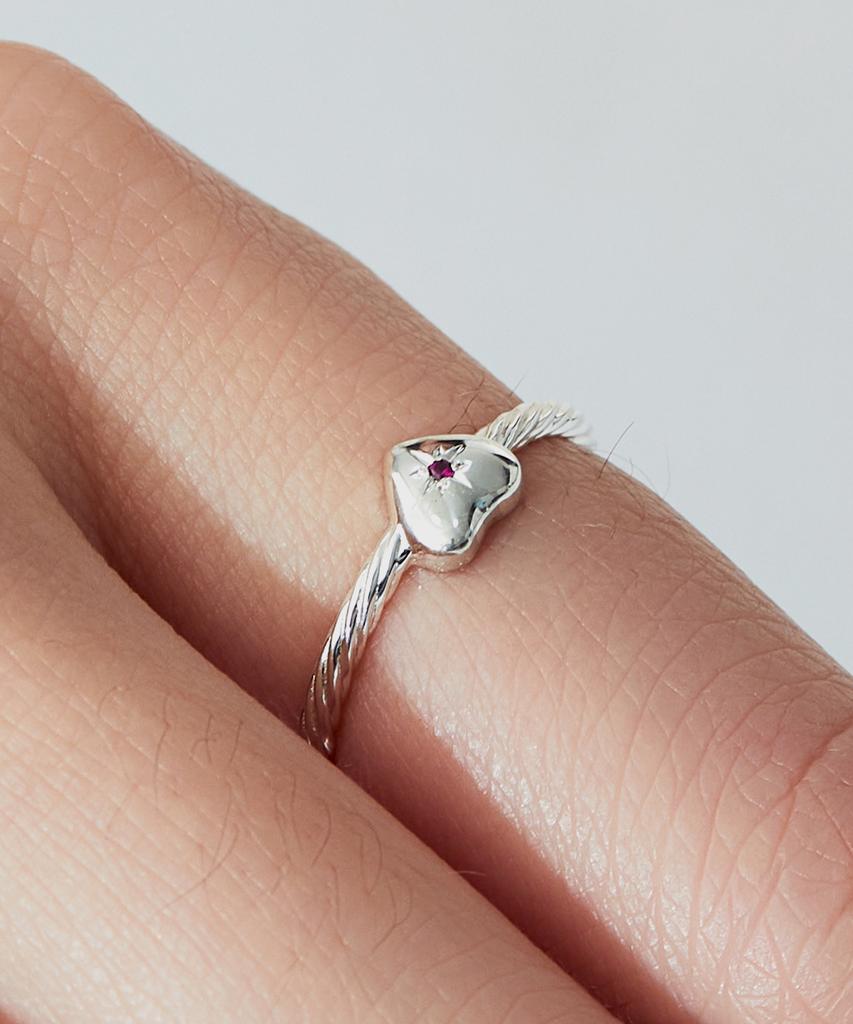Helene Jewelry Кольцо 'Святая Звезда в Сердце Мисс' из Серебра 925 пробы (Тип А)
