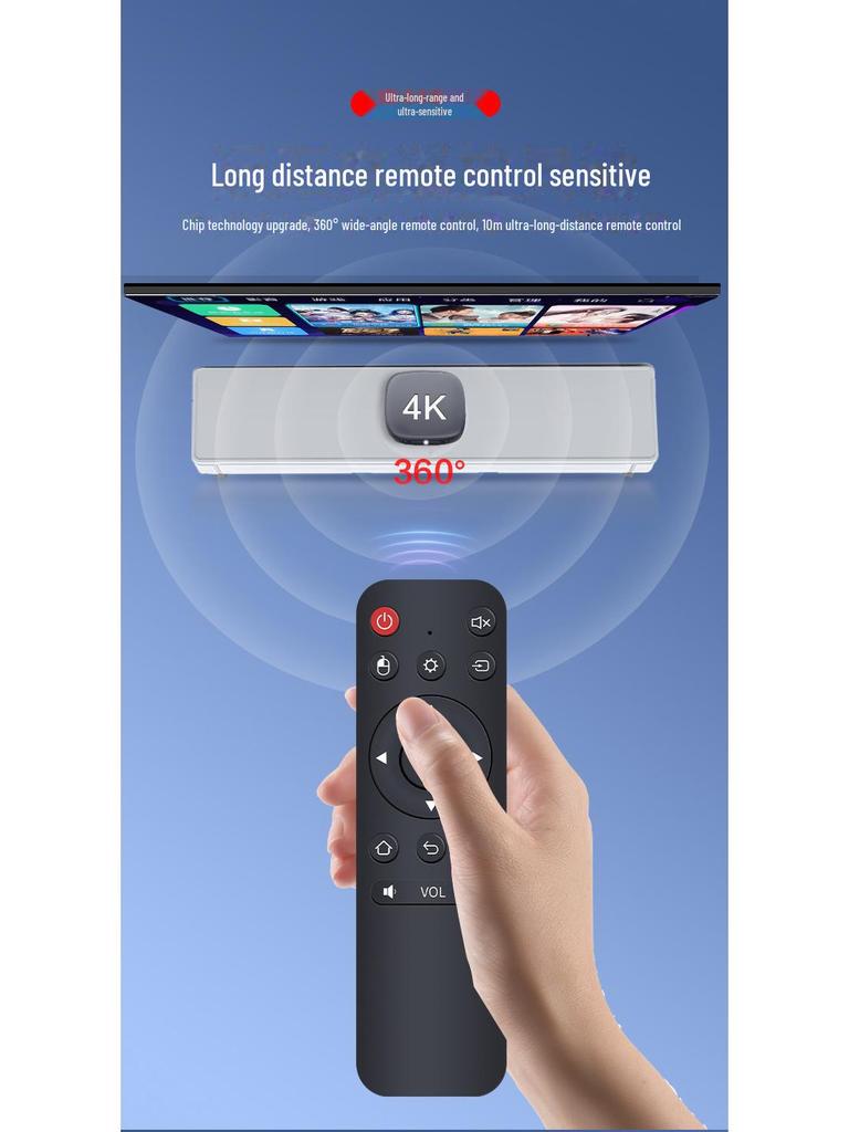 Универсальный беспроводной пульт дистанционного управления 2.4G для проекторов, компьютеров, экранов телевизоров через USB-соединение