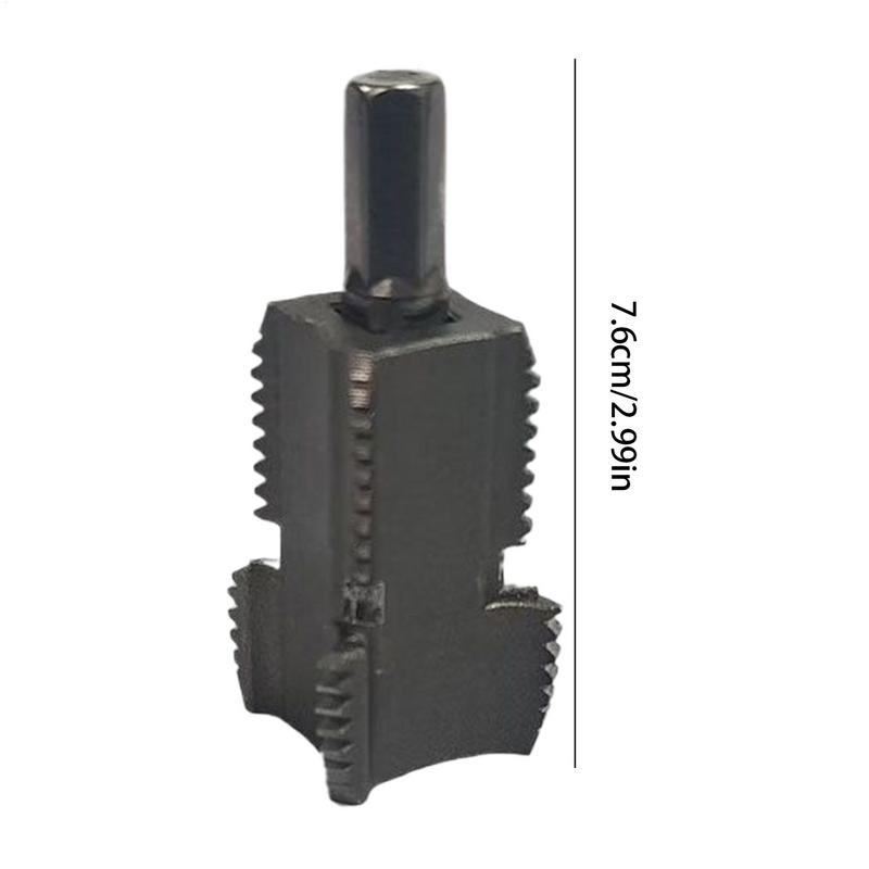 Набор клуппов 9 шт. Инструмент для нарезания внутренней резьбы Открывалка для пластиковых труб ПВХ Электрический ручной инструмент Набор метчиков и плашек Профессиональный ремонт сантехники