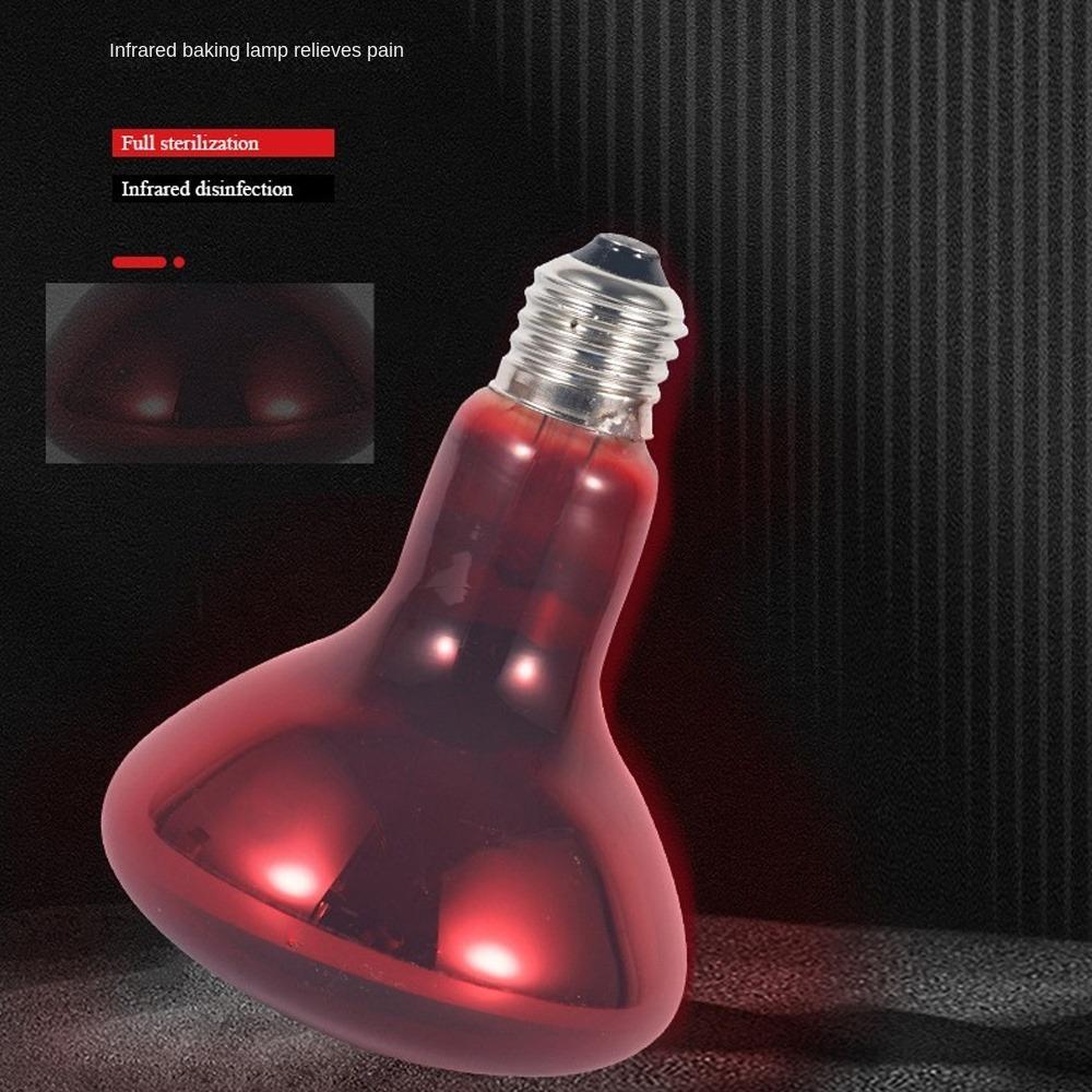 1pc 100W Infrared Heating Therapy Lamp Bulb R95 Infrared Light Bulb Physiotherapy Bulb Body Care