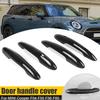 Exterior Door Handle Cover Sticker For BMW Mini Cooper JCW F54 F55 F60 F56 F57 Glossy Black Door Handle Car Styling Accessories