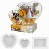 DIY Mold, Crystal Dropper, Epoxy Resin, Heart-shaped Photo Frame, Heart-shaped Ornament, Rectangular Combination, Mirror, Silicone Mold