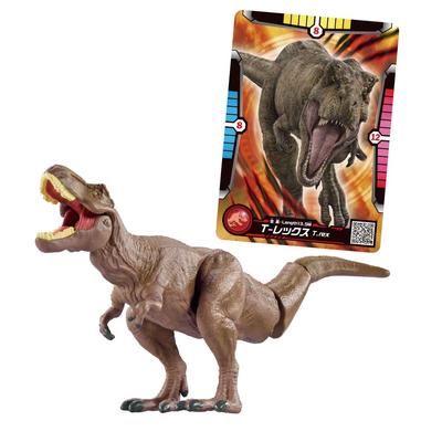 TAKARA TOMY Ания Мир Юрского периода Ания Боевое животное Игрушка-динозавр для детей от 3 лет Тираннозавр (с картой)