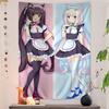 Аниме Nekopara Фильм Липкий DIY Настенный Гобелен Хиппи Цветочные Настенные Ковры Декор для Общежития Настенное Искусство для Спальни Гостиной Дизайн
