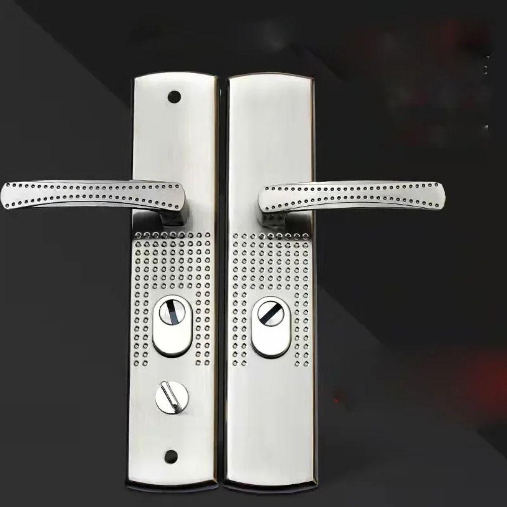 Aluminium Zinc Zinc Alloy Security Door Handle Universal Door Lock Household Hardware Panel Handle Home