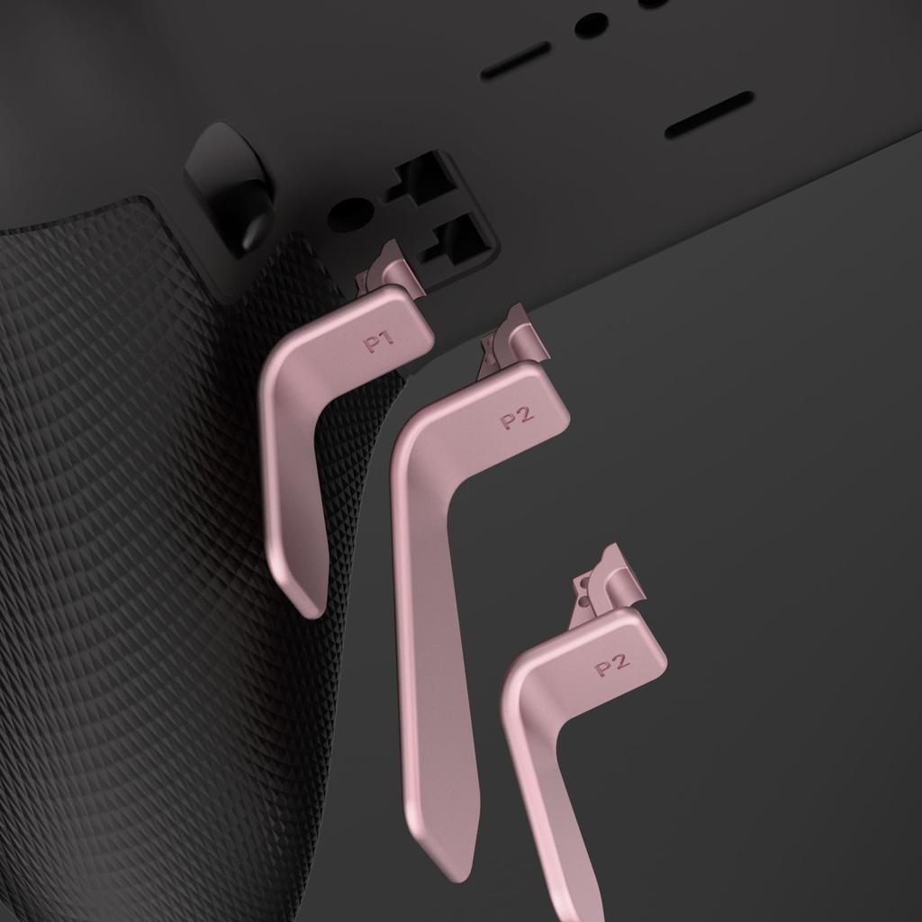 EXtremeRate Swift Лепестки для Xbox Elite Запасные задние лепестки для контроллеров Xbox One Elite и Elite Series 2 Розовые 1/2 контроллера, 6-в-1