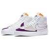 Nike Белые кроссовки унисекс Zoom Blazer Mid Edge SB Viotech DA2189-100