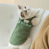 Одежда для кошек осенне-зимняя мода стеганый теплый жилет котенок щенок на две лапы против выпадения шерсти щенок собака одежда для питомца
