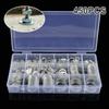 450pcs Copper Washer Gasket Set Sealing Plain Washer Kit Oil Seal Kit M5/M6/M8/M10/M20 for Sump Plugs Hardware Accessories