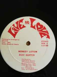 12-дюймовая пластинка BUJU BANTON - Monkey Lotion / Can't Get Over LLD308 Live and Love 1991 UK Регги, Ска и Даб Б/У
