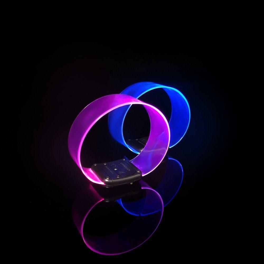Magnet Luminous Bracelet Chroma Flashing Wristband Concert Support Lighting Band  Concert