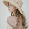 Meminn Flower Raffia Summer Panama Hat