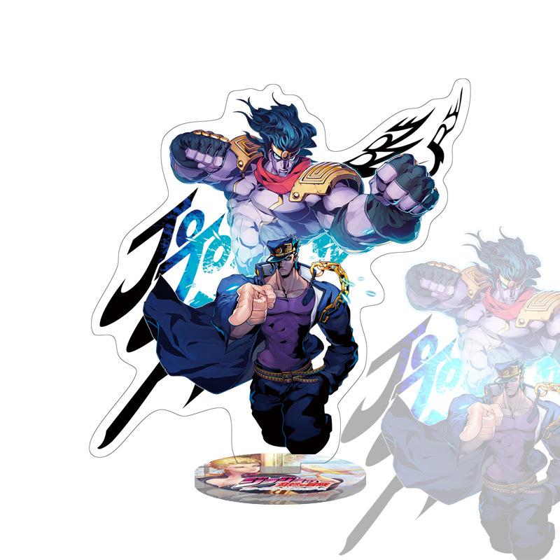 Высококачественный Акриловый Стенд Персонажа из Аниме JOJO's Bizarre Adventure Золотой Ветер Фигурка-Дисплей Дропшиппинг Аниме Мерч