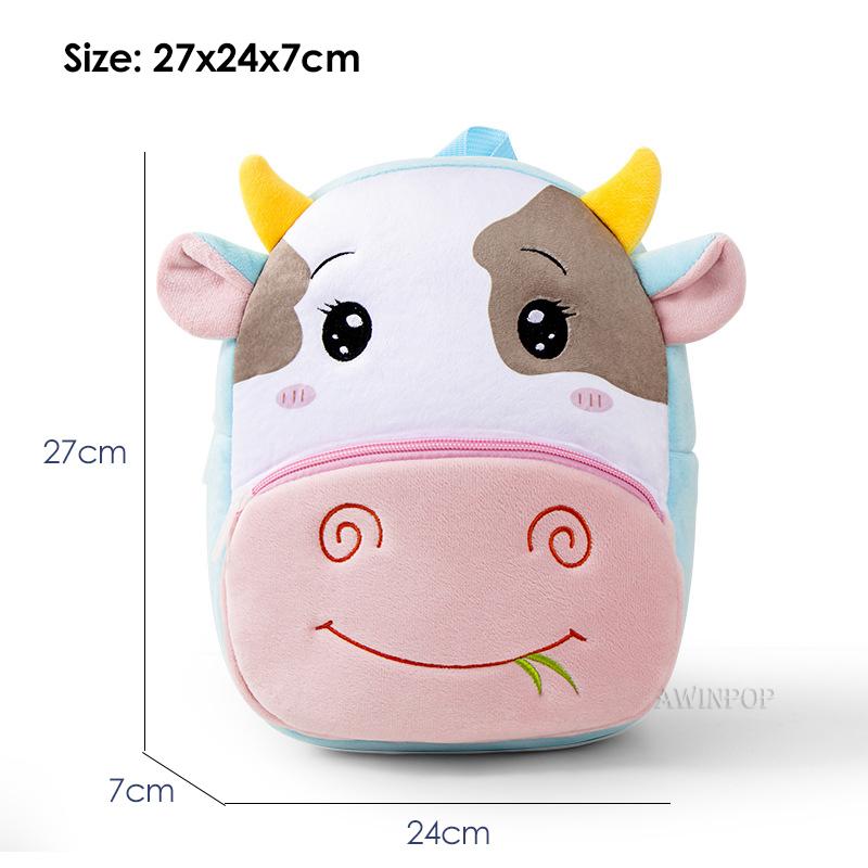 Модные 3D-рюкзаки с изображением льва из мультфильма для мальчиков, школьные сумки для детей детского сада, плюшевые рюкзаки для малышей