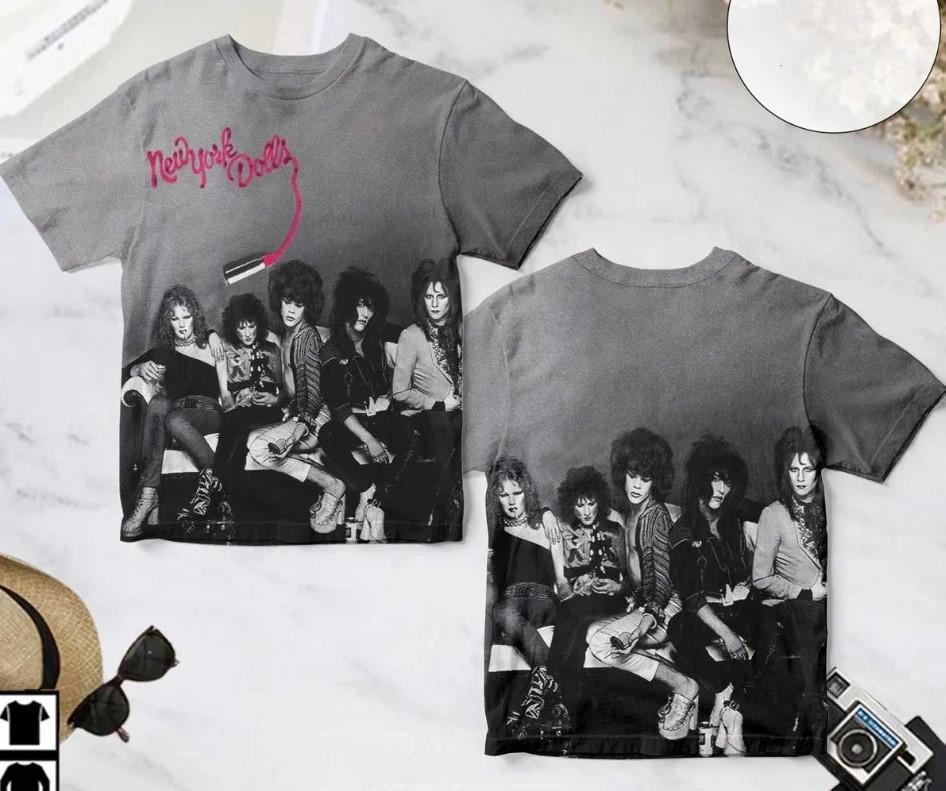 New York Dolls Self-titled Debut Album Cover AOP 3D T-Shirt