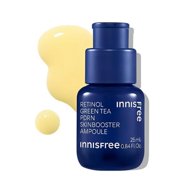 Innisfree Ретинол Зеленый Чай PDRN Бустер для Кожи Ампула Антивозрастной & Увлажняющий 25мл