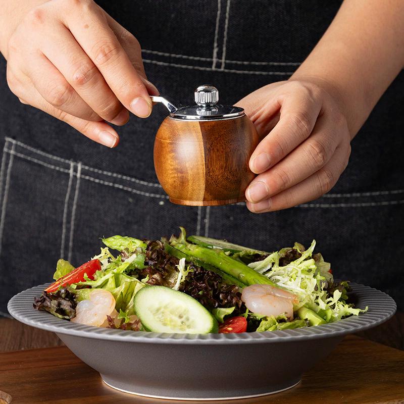 1/2 шт. ручная деревянная мельница для соли и перца многоцелевая мельница для перца соль барбекю специи мельница инструменты кухонный инструмент для приготовления пищи
