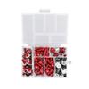 Bruce & Shark 158pcs Motorcycle Sportbike Windscreen Fairing Bolt Kit Fastener Clip Screw Set Red