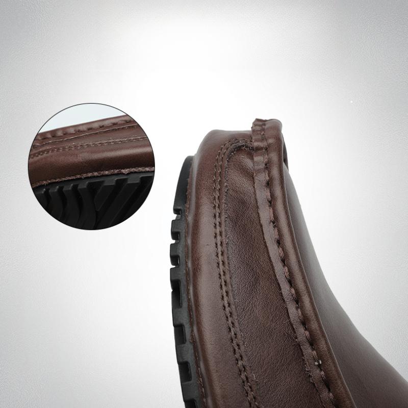 Men's Slip On Casual Leather Shoes Lightweight Loafers Moccasins Comfortable Driving Shoe