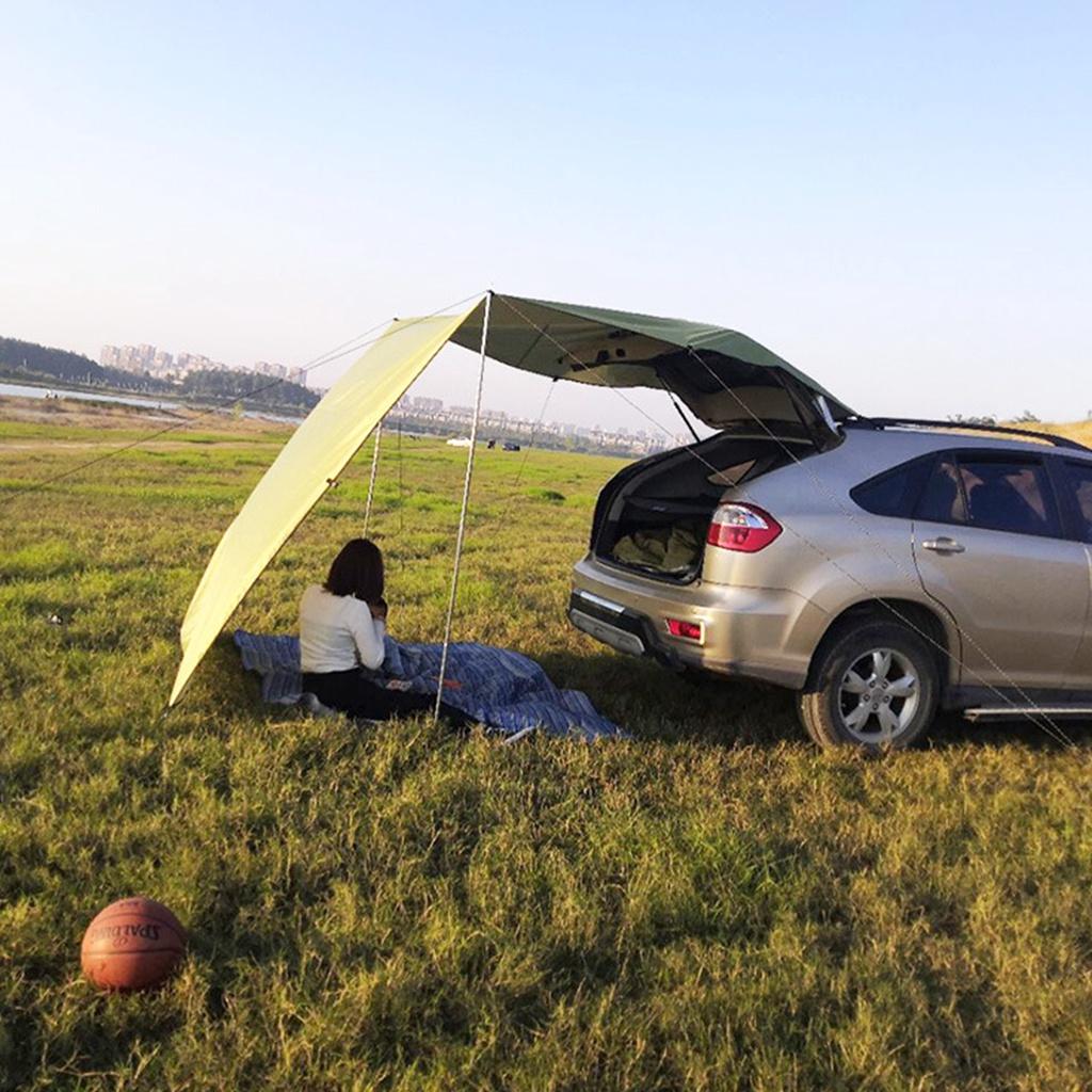 Тент УФ Портативная Кемпинговая Палатка Автомобильный Накрышный Дождевой Навес Автомобильный Навес Тень Кемпинг Боковая Палатка на Крышу Автомобиля Водонепроницаемая