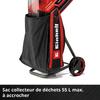 Einhell Broyeur de végétaux sans fil REDAXXO 36/25 Solo PXC (36V, sac collecteur 55L) Livré sans Batterie ni Chargeur