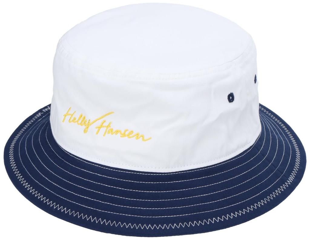 Панама с логотипом Helly Hansen, Белый/Морской синий