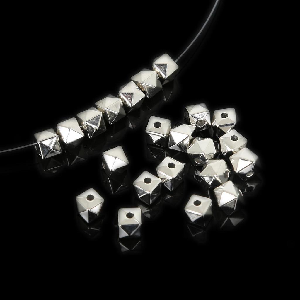 100-500Pcs Acrylic CCB Faceted Geometry Seed Spacer Beads for Jewelry Making DIY Bracelet Necklaces