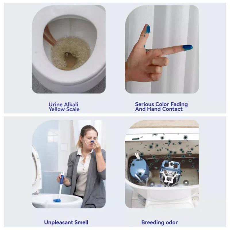 Automatic Toilet Cleaner "Toilet Whale" Portable Bottle Design Eco-Friendly for Family Bathroom Toilet Cleaning