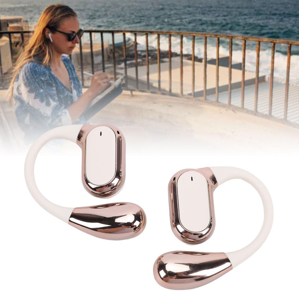 r Hook Hdphones Wireless HiFi Sound Noise Cancelling Microphone 60H Lightweight for Cycling Running Workout