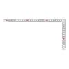 Shinwa Sokutei Curved Ruler, Same Thickness, Front and Back, Masterpiece, White, 30cm, 11100