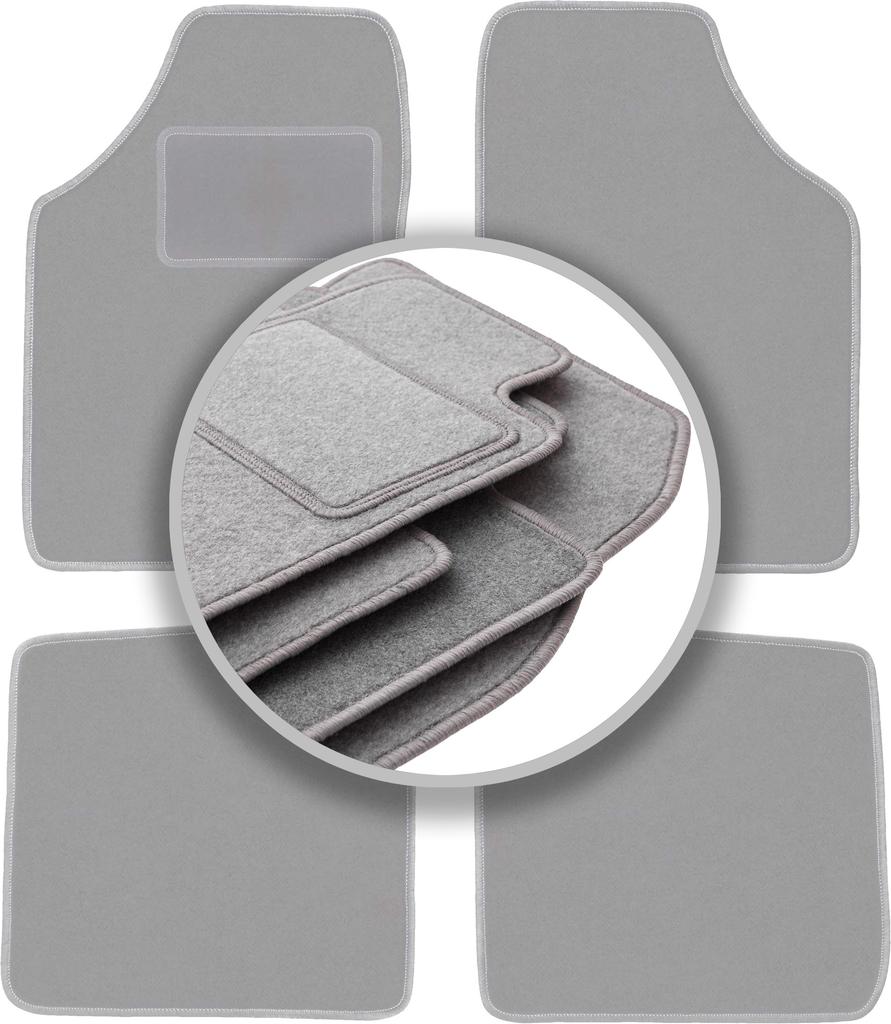 Gray car mats for: Renault Kangoo I kombivan (1997-2008)
