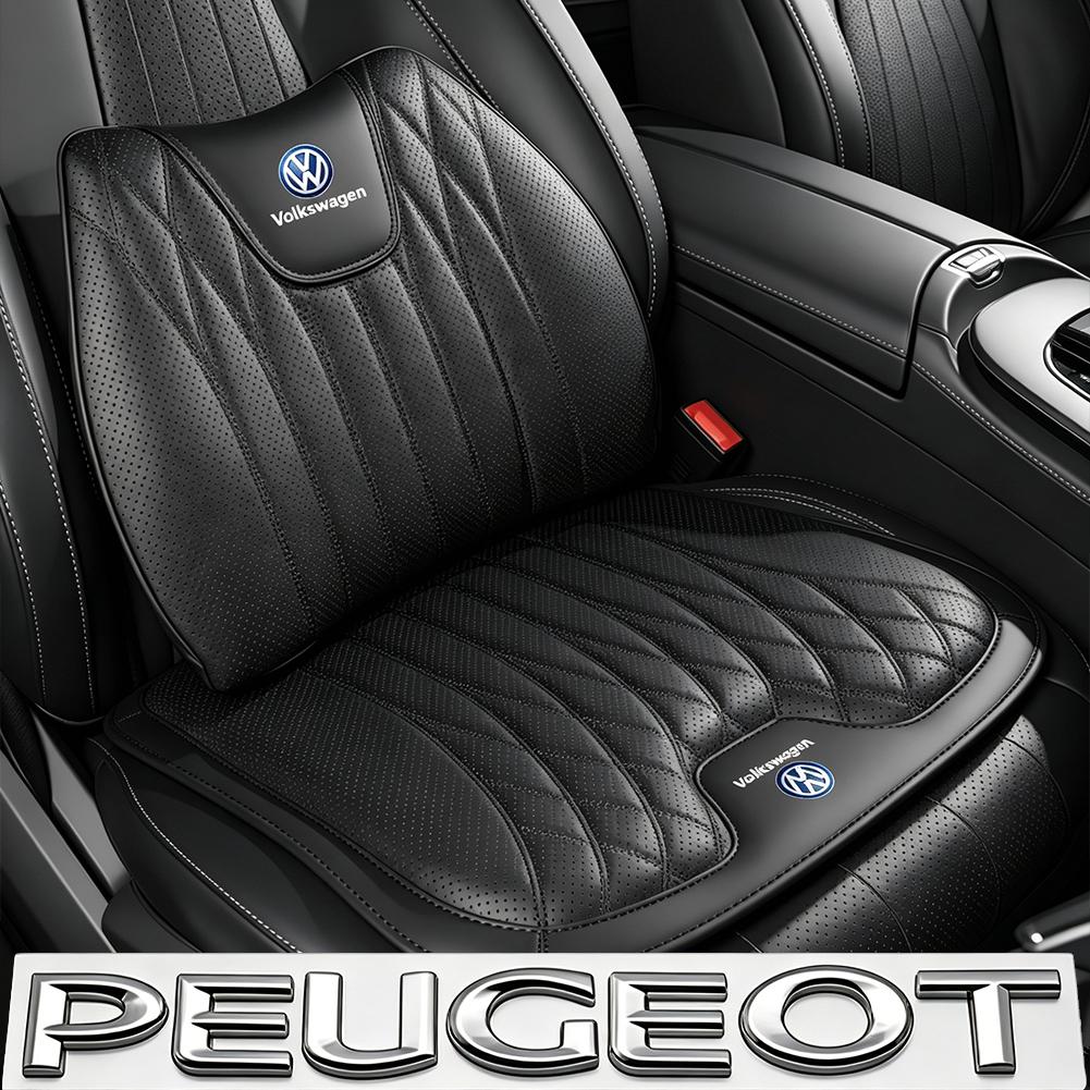 Car Memory Foam Cushion Lumbar Pillow Lumbar Support Pillow Accessories For VW Golf T‑Roc Tiguan Polo Passat T‑Cross Taigo MK7 zw7