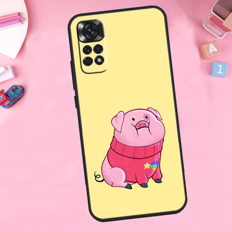 Милый РОЗОВЫЙ Кавайный Поросенок Для Xiaomi Redmi Note 14 13 10 11 12 15 Pro Plus Чехол Для Телефона Для Redmi 15C 13C 12C 10C 14C 15