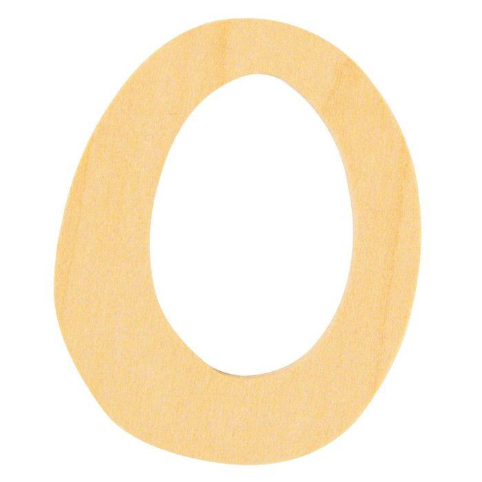 Chiffre en bois FSC Mix Credit, 6cm