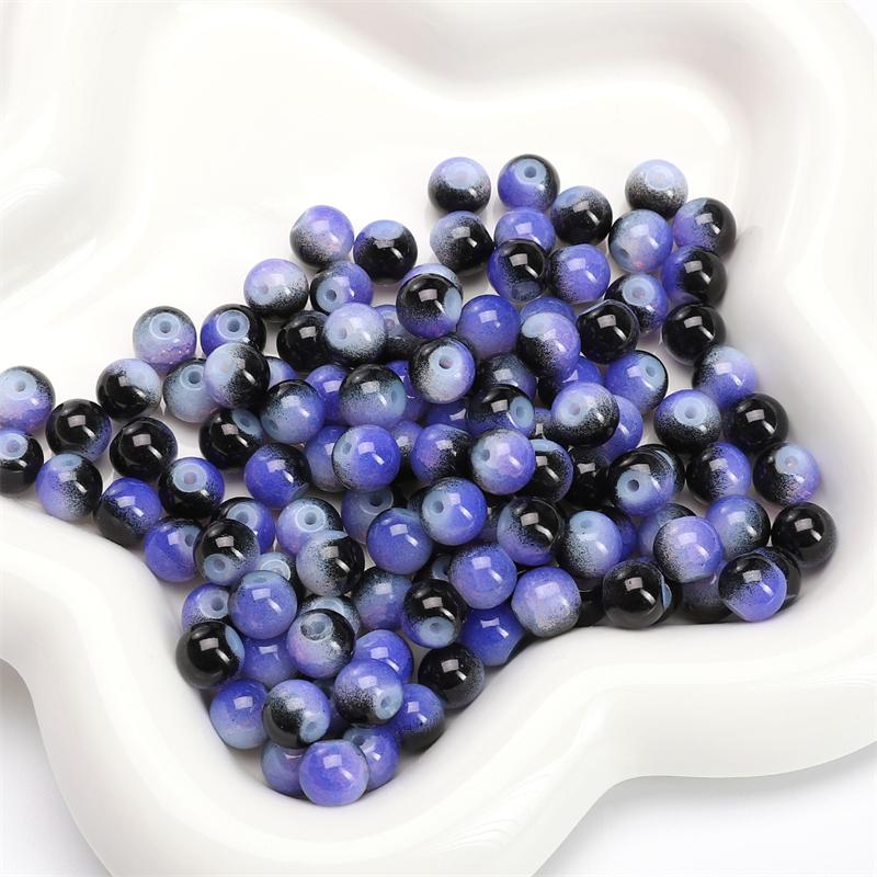 8/10 мм 20-30 шт./пакет Стеклянные бусины DIY Браслет Ожерелье Серьги Ювелирные изделия Аксессуары