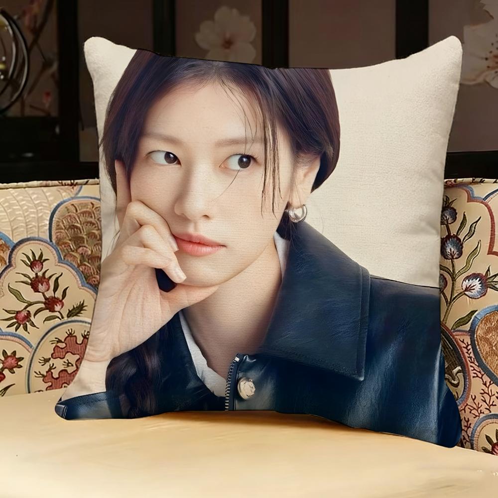 Kpop Style J-Jung So-Min Pillow Case Pillowcase, Double-Sided Printed, Sofa Cushion, Bedroom Headboard Pillow