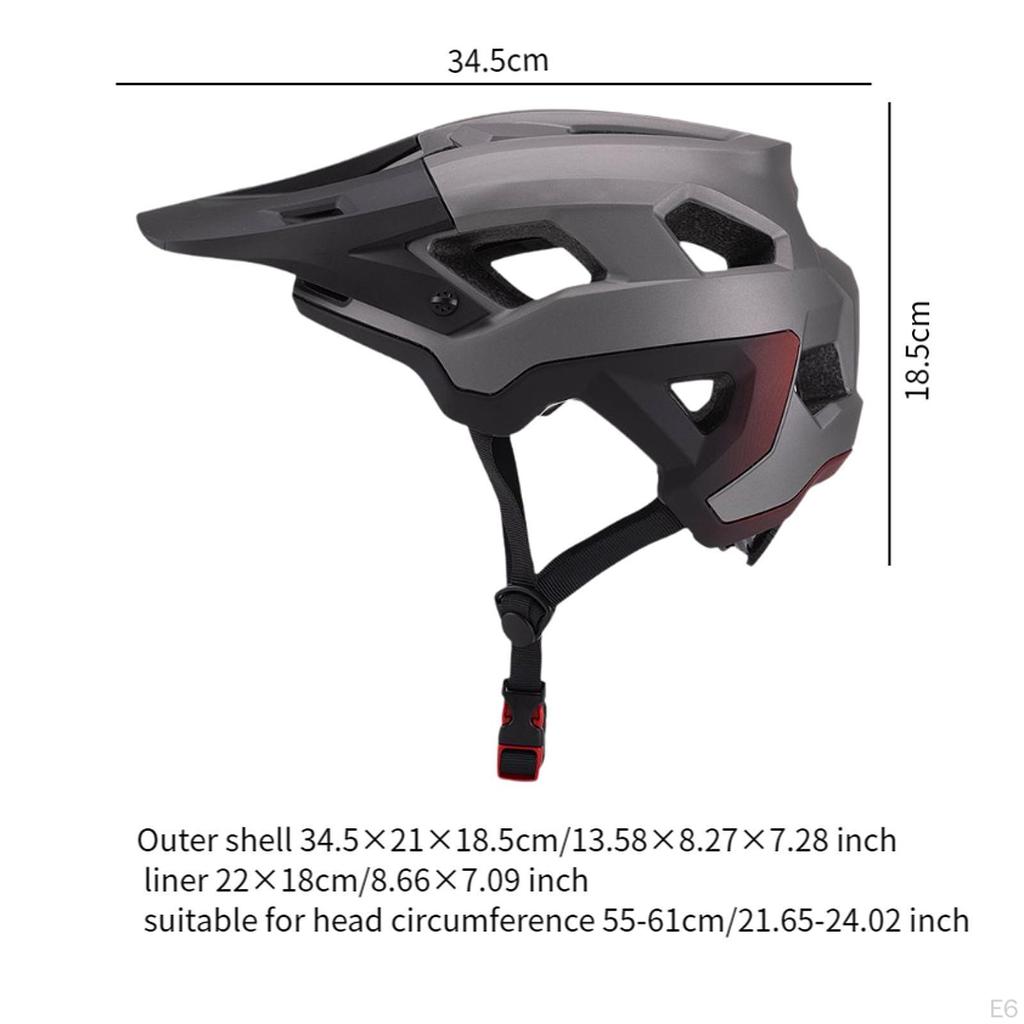 Велосипедный шлем для взрослых, велосипедист, подходит для 55-61 см, регулируемый размер, уличный, мужской, женский, байкерский, горный