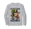 Итальянский Мозг Лот Все Персонажи Футболка с Длинным Рукавом