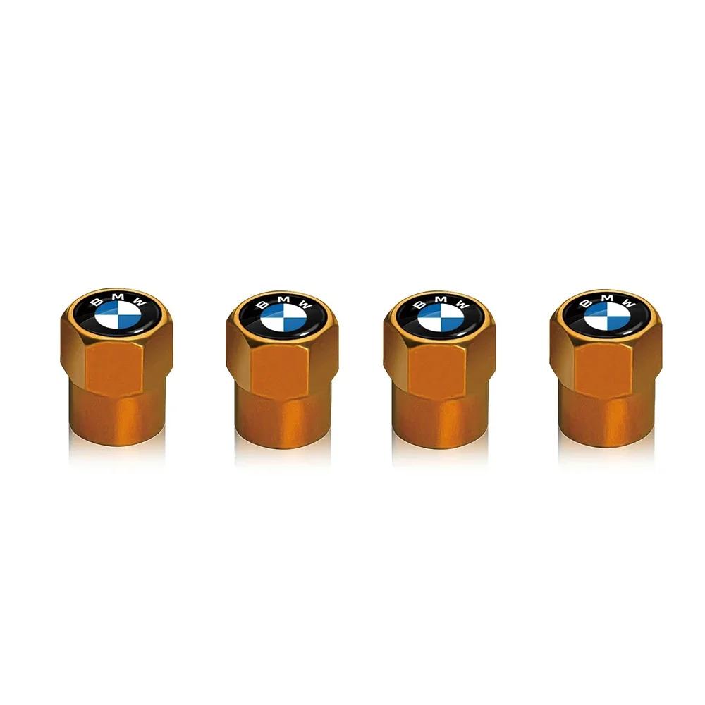 New New 4Pcs Car Wheel Tire Valve Caps Air Stem Covers for BMW M E34 E36 E60 E90 E46 F10 F20 F30 X5 X6 X1 M3 M5 M6 E71 Acce